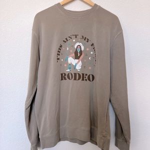 Mallory Ervin Living Fully Rodeo Sweatshirt Size Large